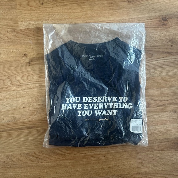 NWT Small Black Spiritual Gangster Want Box Top - Picture 4 of 5